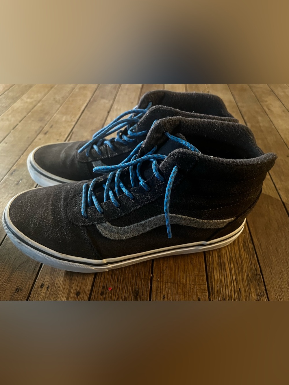 Vans Ward Hi MTE Mountain Edition Black Blue High Top Youth 4Y Women 5.5 Rare